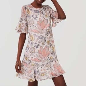 LOFT NWT XS Multicolor Floral Dress